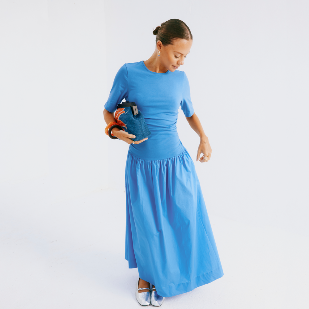 Never Fully Dressed Cornflower Blue Grace Dress